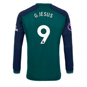 Arsenal Gabriel Jesus #9 Replica Third Stadium Shirt 2023-24 Long Sleeve